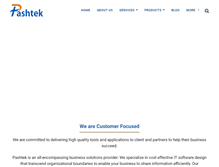 Tablet Screenshot of pashtek.com